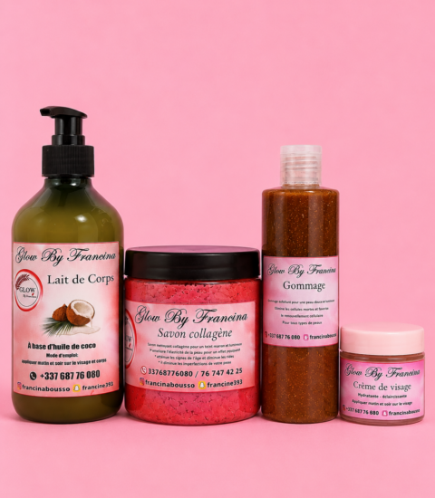 Gamme Teint marron clair avec collagéne